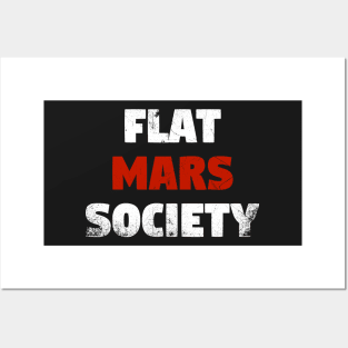 flat mars society Posters and Art